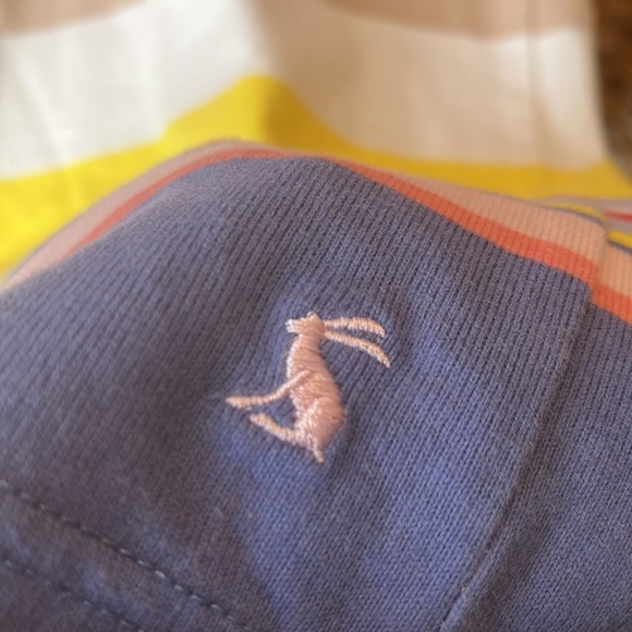 Joules Riviera Dress - Blue Multistripe - Size 2 - Picture 4 of 9